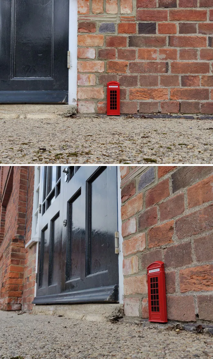 I Found A Miniature Telephone Box On The Street