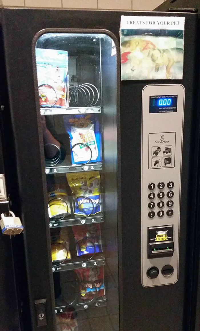 This Rest Stop Has A Vending Machine For Dogs