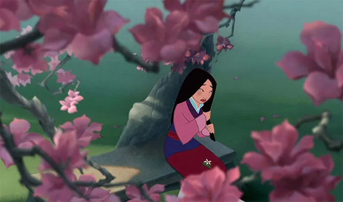 In Mulan (1998), Mulan Touches Her Hair A Lot Because The Animators Noticed That Mulan’s Voice Actor, Ming-Na Wen, Touched Her Hair A Lot While Recording. So, They Added It To The Character