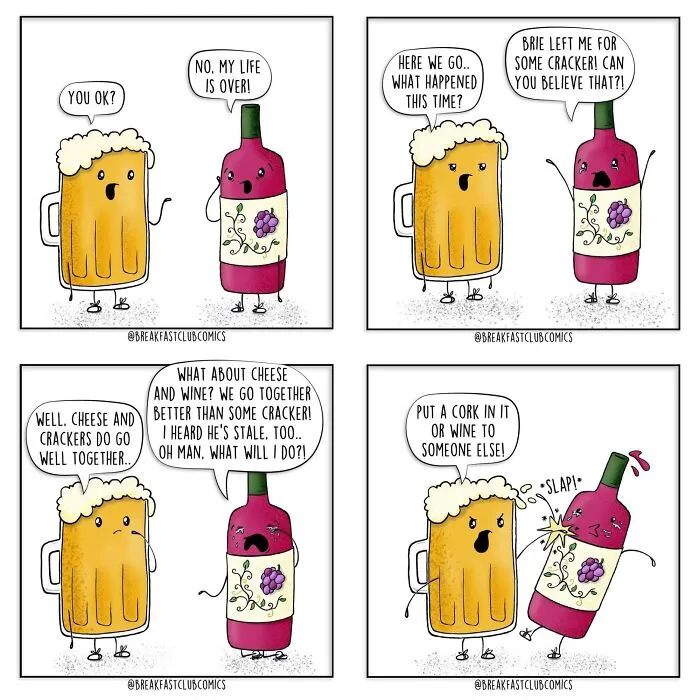 30 Funny Comics About Food That Are Full Of Puns And Jokes, By This Artist