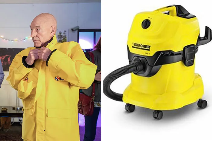 Esta tuitera pone a Sir Patrick Stewart junto a aspiradoras a juego con él, y es tan divertido como acertado (14 fotos)