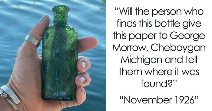 Woman Finds Sunken Message In Bottle From 1926 Addressed To One George Morrow, The Internet Helps Find Surviving Relatives
