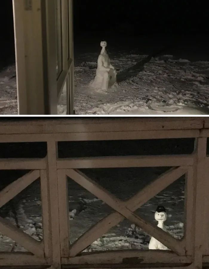 Un muñeco de nieve que no debería haber creado