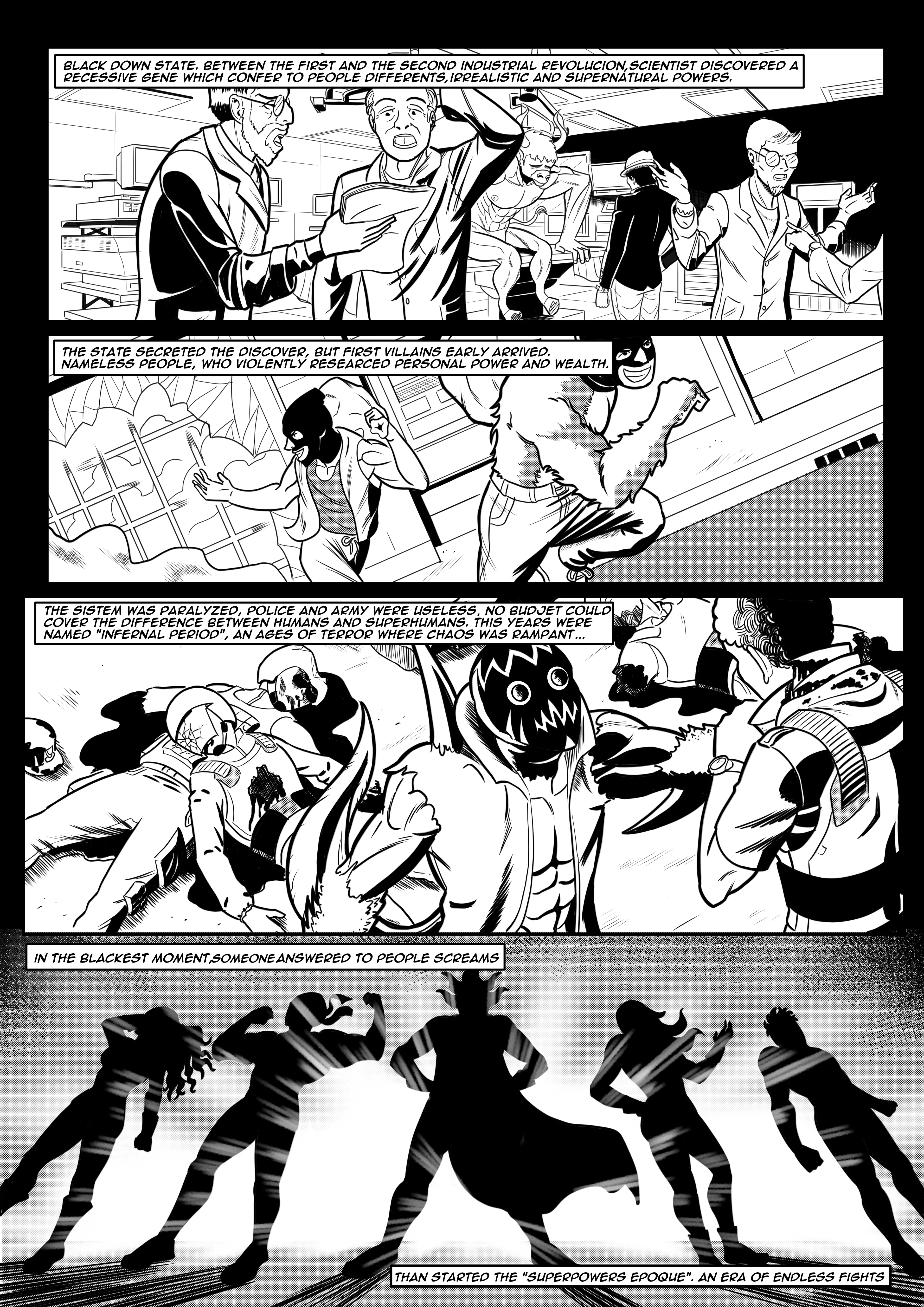 Webcomic Giovani Vigilanti Ch1: I Want A Quiet Life