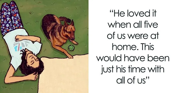 My Series Of Illustrations Looking At The Relationships Of People And Their Pets In The Lockdown (16 Pics)