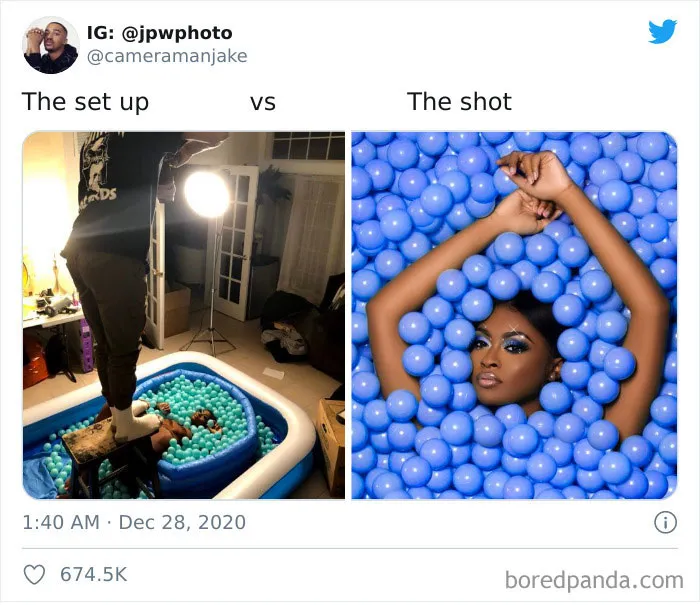 30 People Reveal How Their Photo Setup Looked Vs. The Result It Produced (New Pics)
