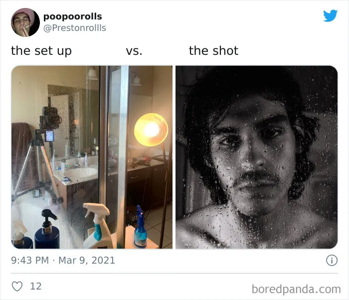 30 People Reveal How Their Photo Setup Looked Vs. The Result It Produced (New Pics)