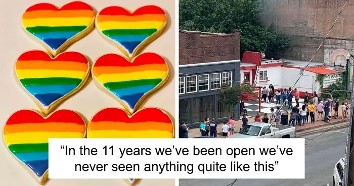 A Texas Bakery Loses A Large Order After Posting About Their Pride Month Cookies And People Come In Crowds To Support Them