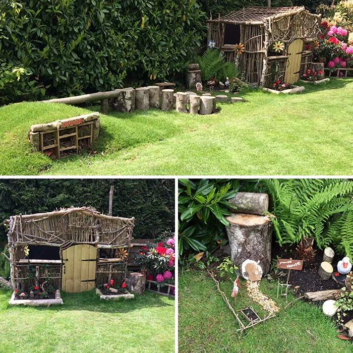 Mi proyecto de jardín en cuarentena para los nietos casi terminado