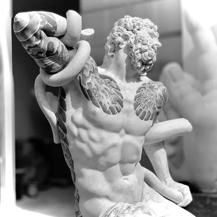 Italian Artist Proves Tattoos Look Good On More Than People’s Skin By Putting Them On His Sculptures (25 Pics)