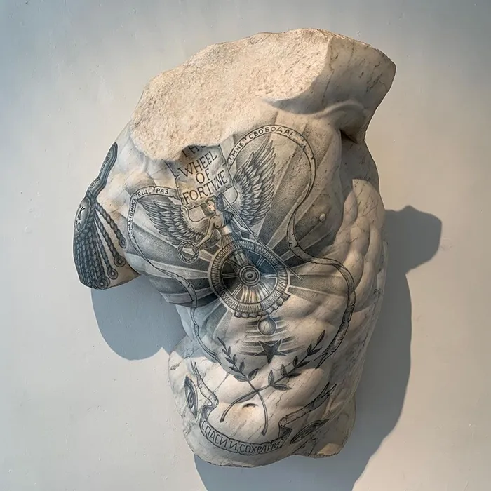 Italian Artist Proves Tattoos Look Good On More Than People’s Skin By Putting Them On His Sculptures (25 Pics)