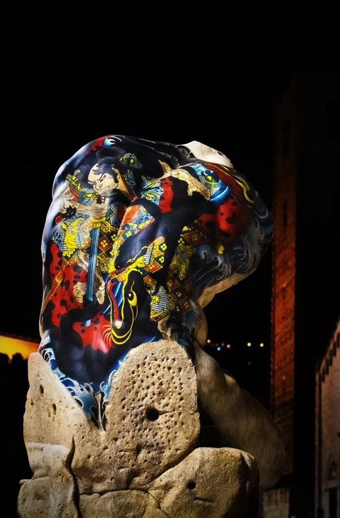 Italian Artist Proves Tattoos Look Good On More Than People’s Skin By Putting Them On His Sculptures (25 Pics)