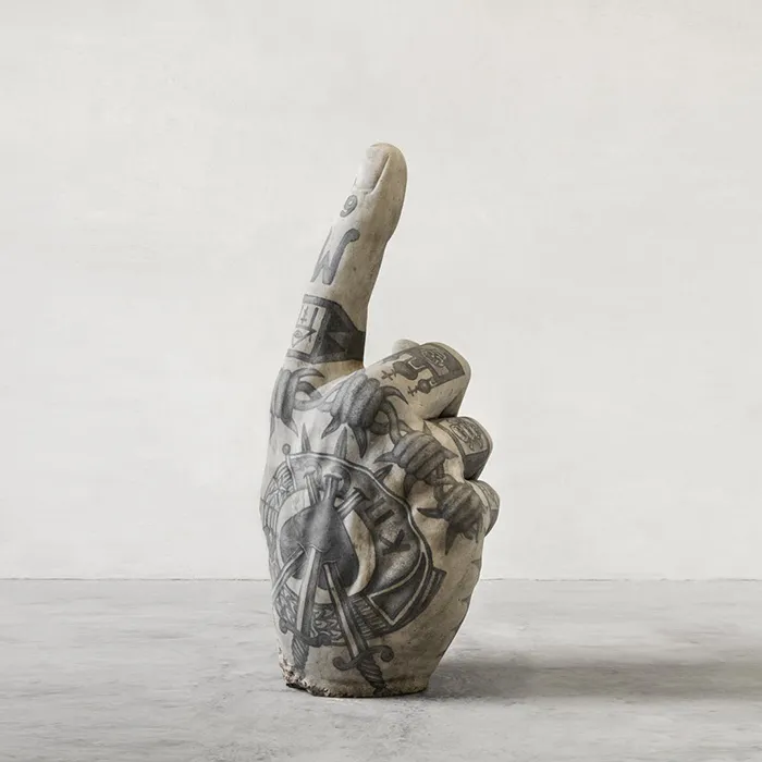 Italian Artist Proves Tattoos Look Good On More Than People’s Skin By Putting Them On His Sculptures (25 Pics)