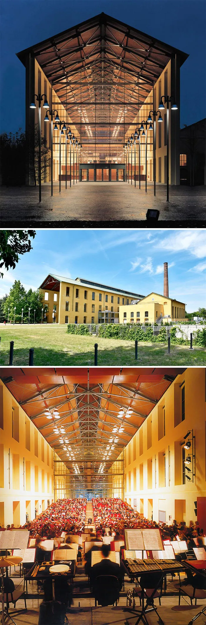Niccolò Paganini Auditorium, Parma, Italy, An Abandoned Sugar Factory Converted Into A Concert Hall By Renzo Piano In 1996