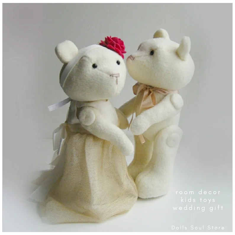 My Lovely Handmade Wedding Bears!