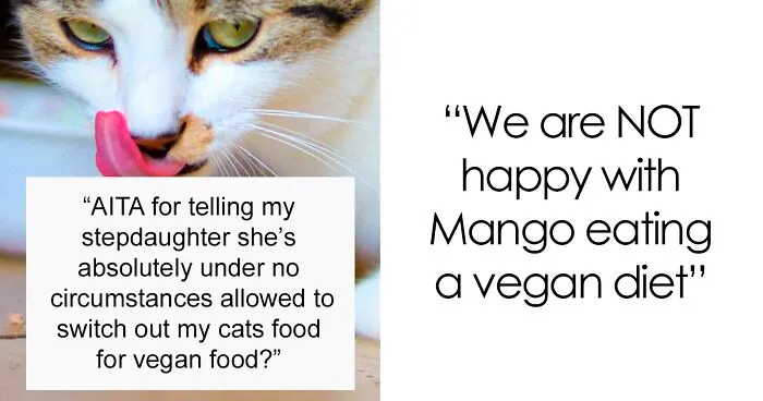 Vegan Stepdaughter Makes A Scene After Parents Refuse To Change Their Cat's Diet To Vegan