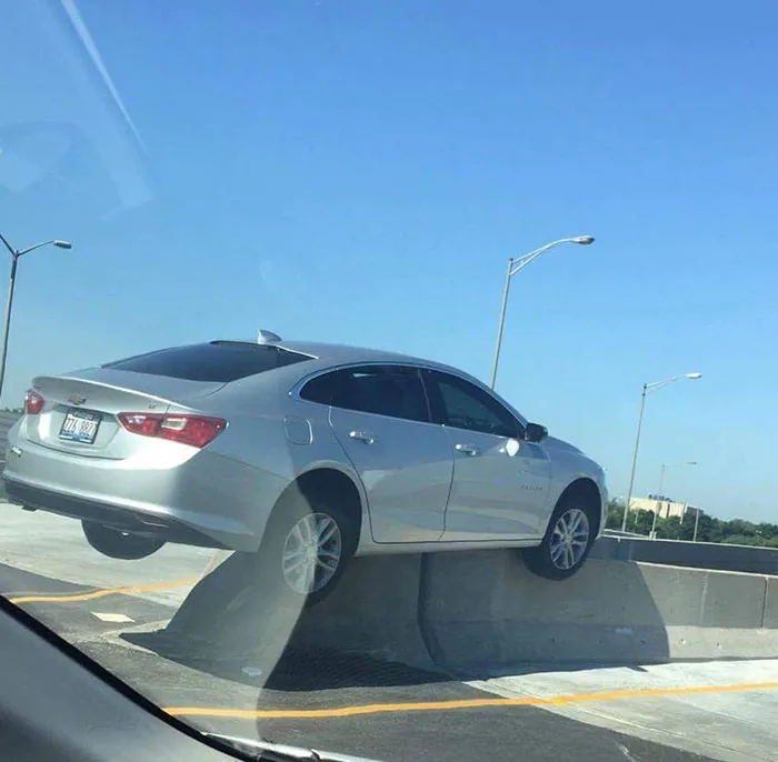 La carretera es lava