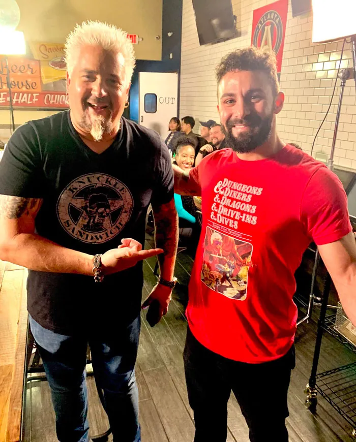 I Just Met The Mayor Of Flavortown [Guy Fieri] Wearing A Dungeons & Diners & Dragons & Drive-Ins & Dives Shirt!!!!