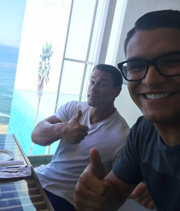 Met My Idol John Cena At A Restaurant!