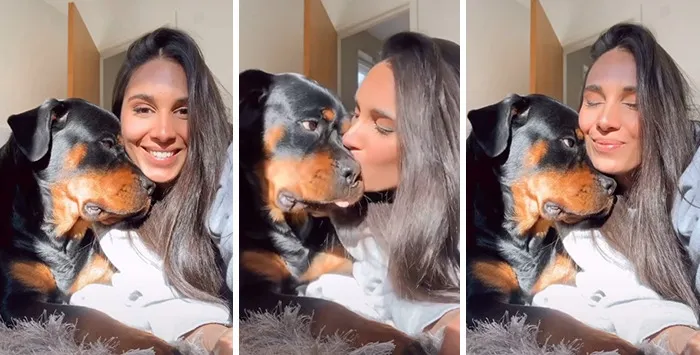 Estos dueños observaron las reacciones de sus mascotas tras darles un beso inesperado (45 fotos)