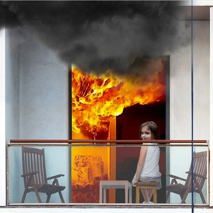 This Artist Photoshopped 30 Memes Living Together In An Apartment Building