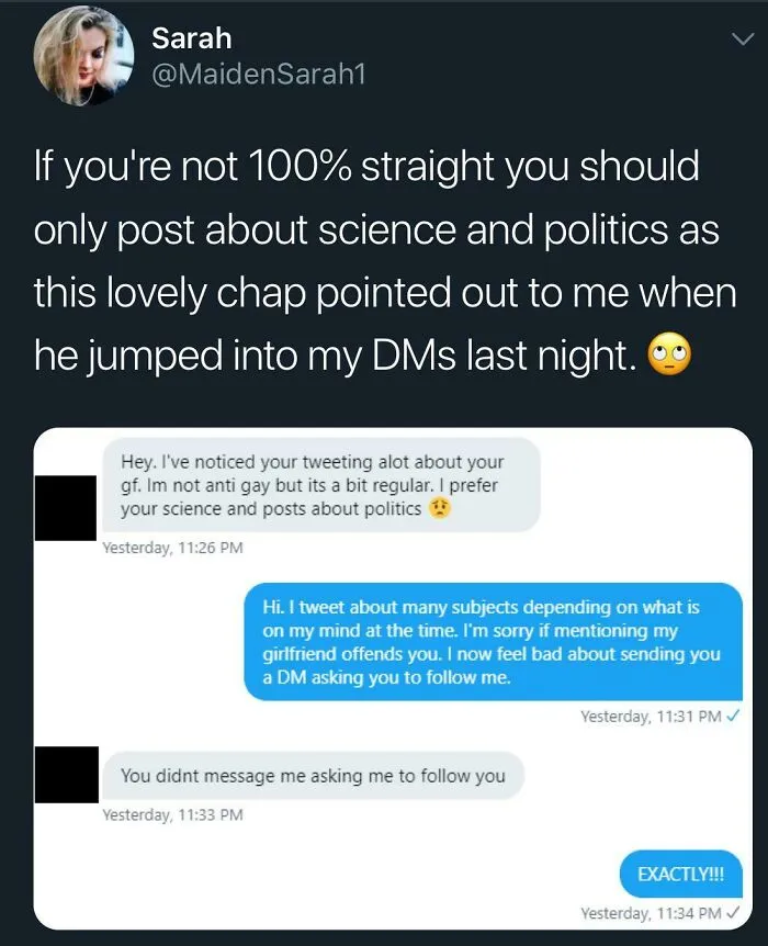 Don’t Know About You Folks, But I Totally Get Asked To Follow People All The Time