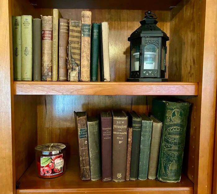My Great-Great-Grandfather’s School Textbooks From The Late 1800’s. The Oldest One Is From 1860.