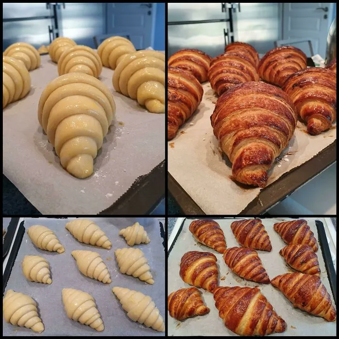 Croissants caseros