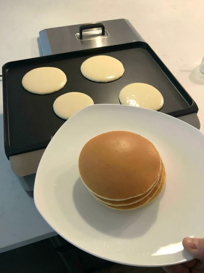 Tortitas caseras. Color perfecto