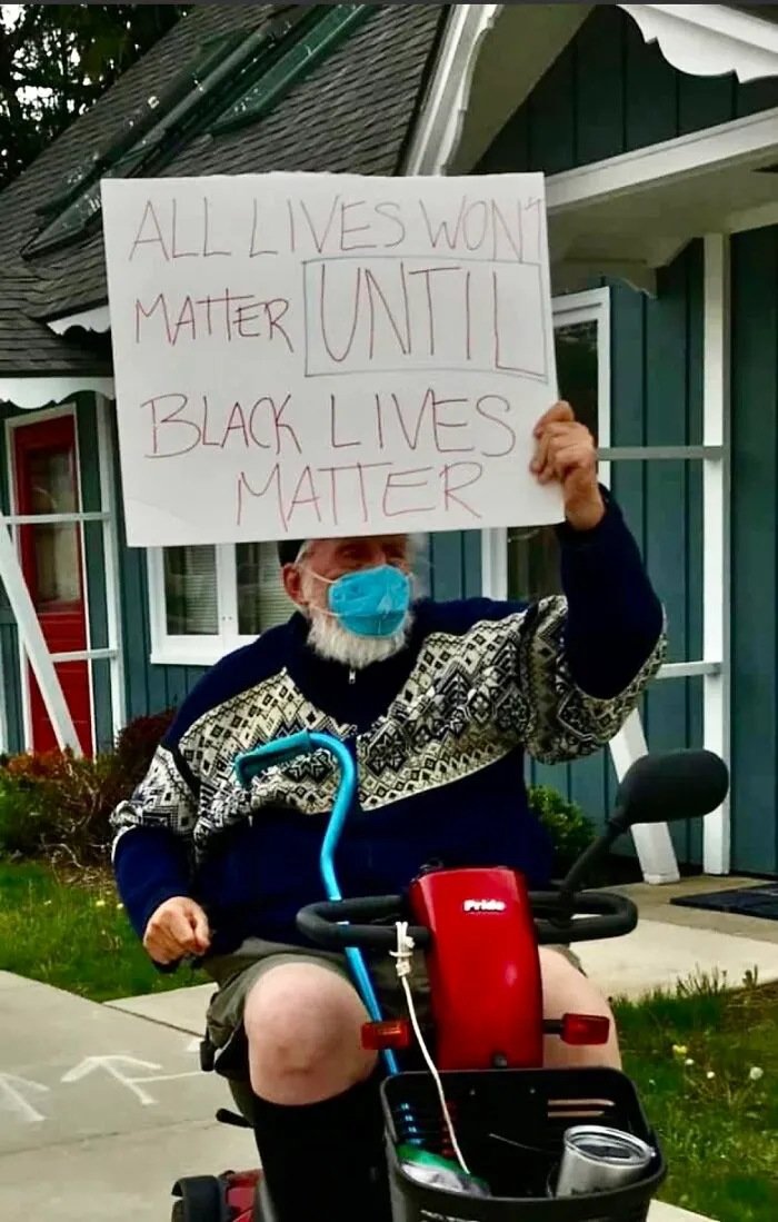 When You Can’t March In Protest, You Scoot In Protest