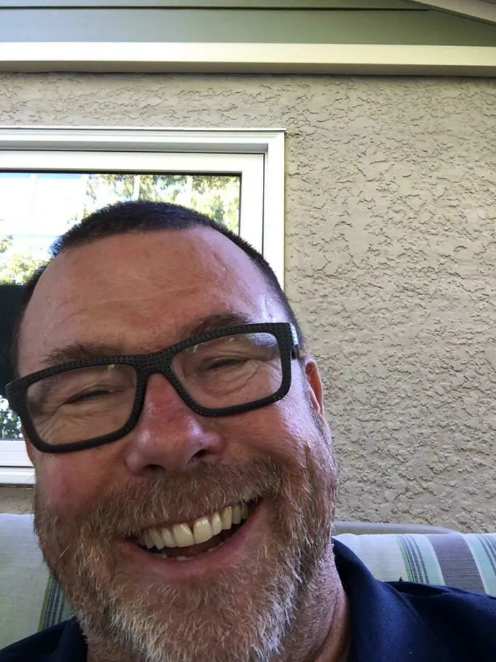 My Dad Thought He Was Taking A Picture Of My Kids And Accidentally Had It On Front Facing. It Fills Me With Joy That This Is What His Face Looks Like When He’s Watching My Kids. He’s A Great Dad