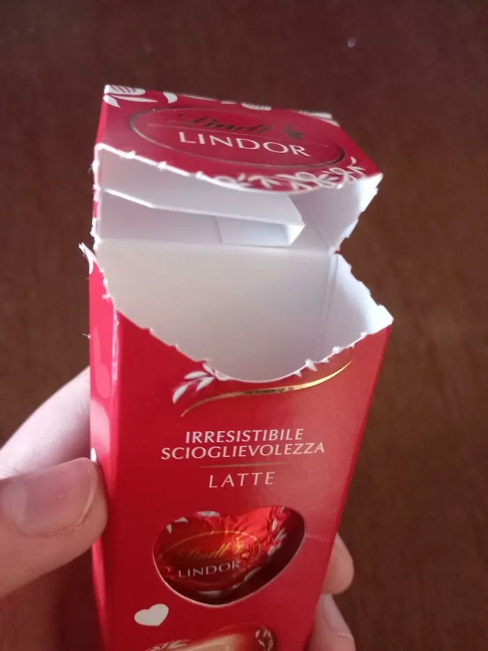 These Chocolates, Which Have Always Been Five In A Pack, Are Now Four With A Paper Piece Inside The Box To Make It Look Like There's Five