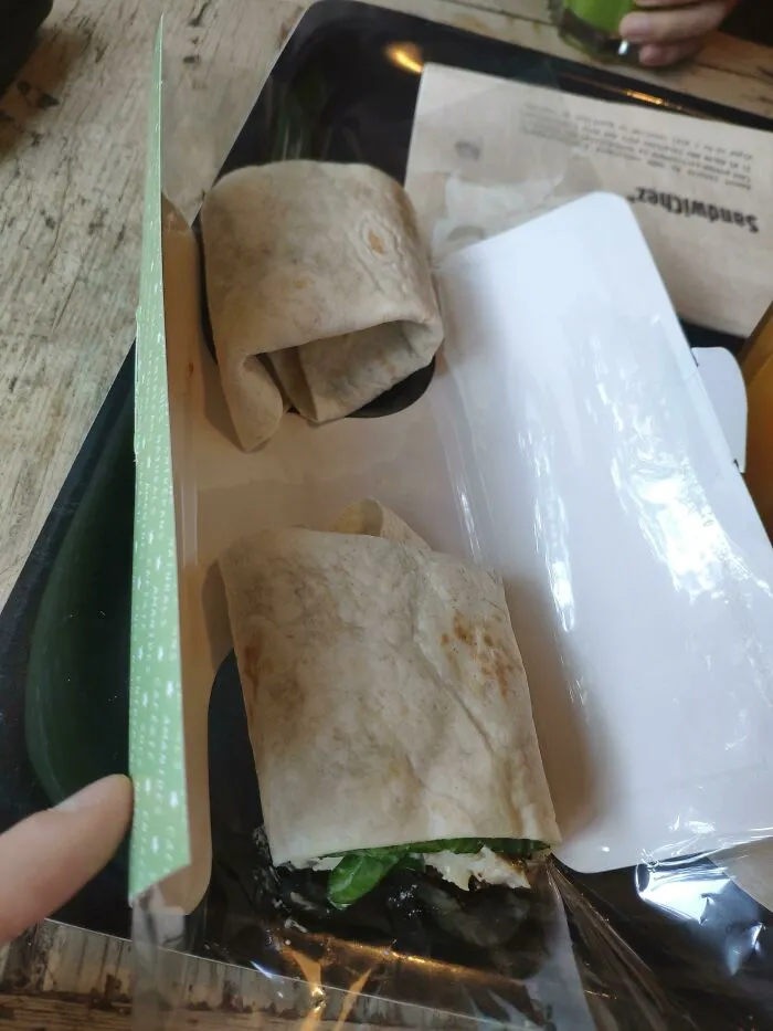 The Burrito Looked Huge When Covered