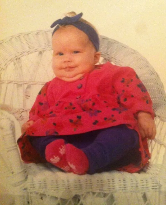 My Wife As A Baby. Absolute Unit.