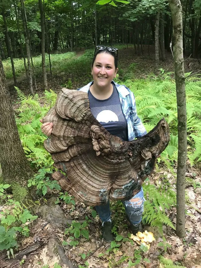 This Polypore I Found! Don’t Worry, It Was Already Detached And Wasn’t Picked For The Photo