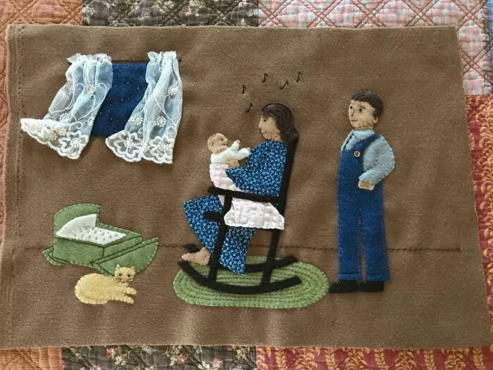 In 2020 I’m Planning To Memorialize My Father By Sewing A Book Of His Life. This Is Page One