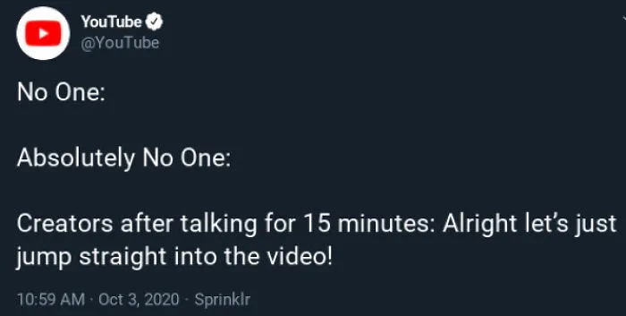 No One