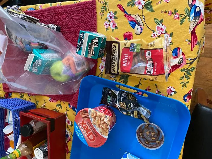 My Local Lunch In The Park. Step One: Take Random Packaged Foods. Step Two: Done!