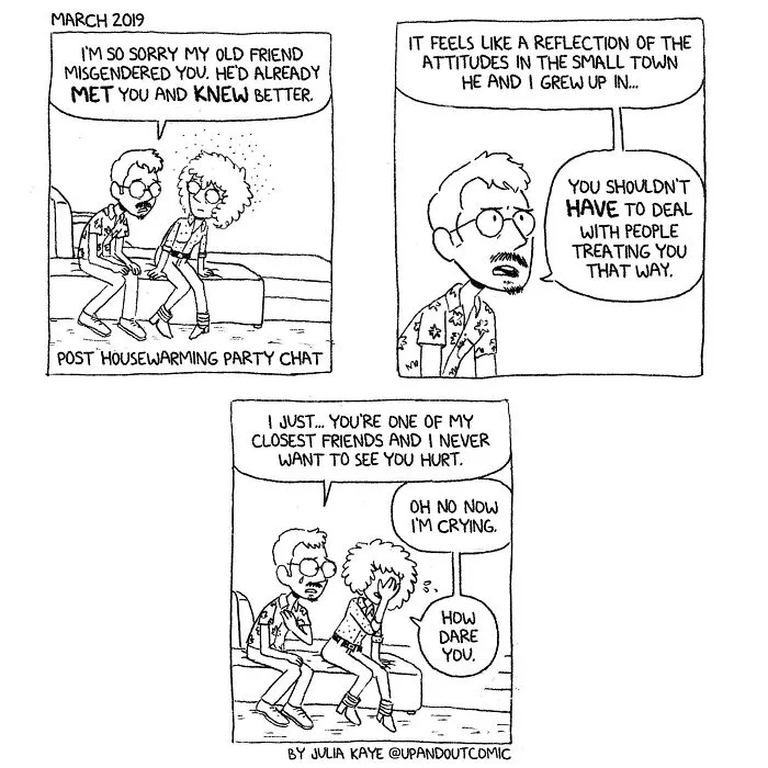30 Comics That Explain And Show What It's Really Like To Change Your Gender, According To Transgender Comic Artist Julia Kaye