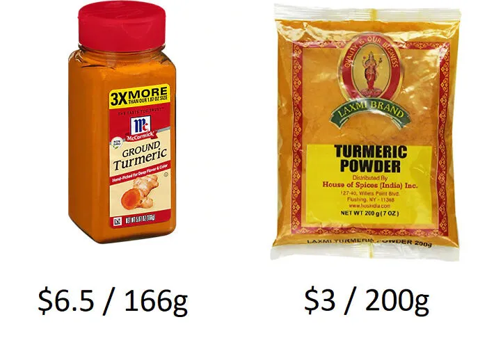 Check The International Foods Aisle For Spices. Price Difference Of Two Aisles Over At My Local Grocery