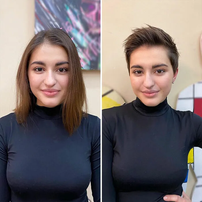 35 Women Who Dared To Get Their Hair Cut Short And Got Awesome Results Thanks To This Hairstylist (New Pics)