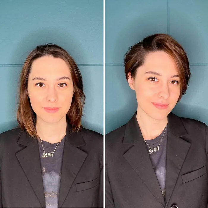 35 Women Who Dared To Get Their Hair Cut Short And Got Awesome Results Thanks To This Hairstylist (New Pics)