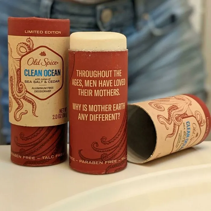 Old Spice Has Plastic-Free Deodorant