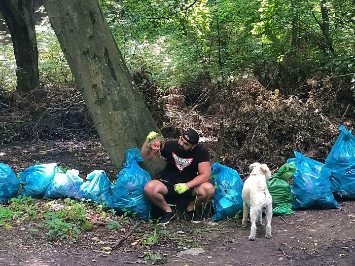 Today I Collected 8 Bags Of Garbage From Nature... We Try To Justify Our Ignorance In Front Of Ourselves And We Will Say "It's Not Mine", But We Are No Longer Entitled To That Nowadays. Nature Is Our Collective Responsibility, And This Sense Of Responsibility Motivates Me To Clean Up The Forest