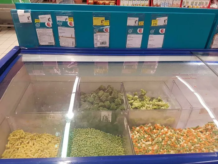 Bulk Frozen Vegetables In Romania! First Time I've Seen Somethibg Like This