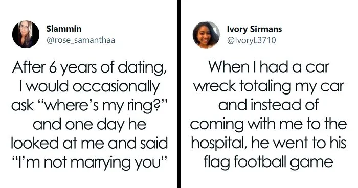 Women Share What Made Them Realize Their Boyfriend Or Husband Didn't Even Like Them (30 Tweets)