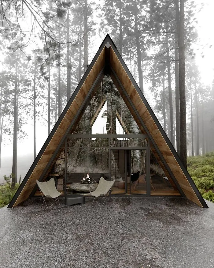 Esta cabaña en el lago Tahoe, California