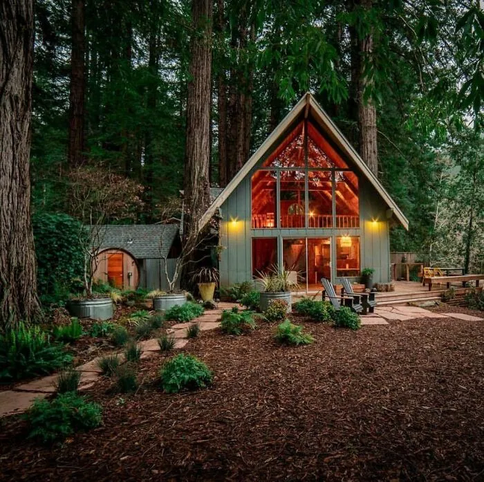 Una acogedora cabaña en Cazadero, California