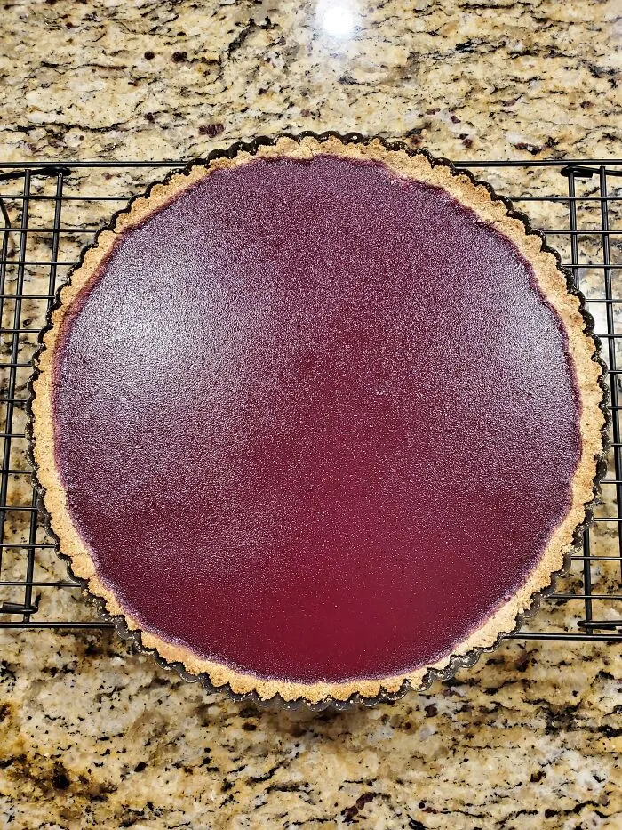 First Attempt At A Blackberry Lemon Tart!