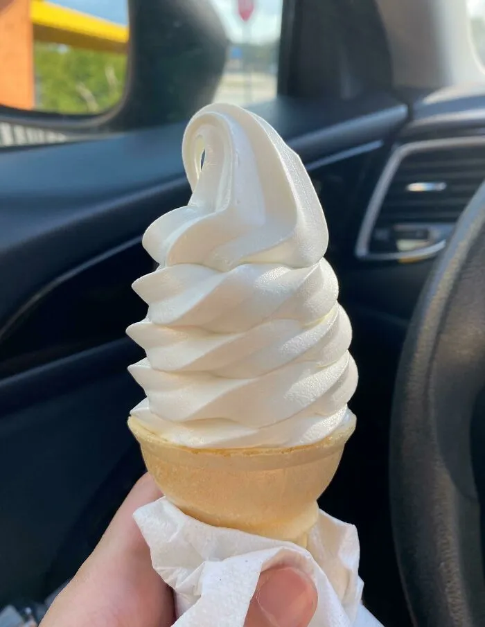 Perfectly Shaped Ice Cream Cone